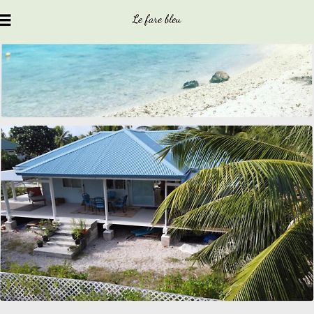 Le Fare Bleu Tiputa Rangiroa Lejlighed Eksteriør billede